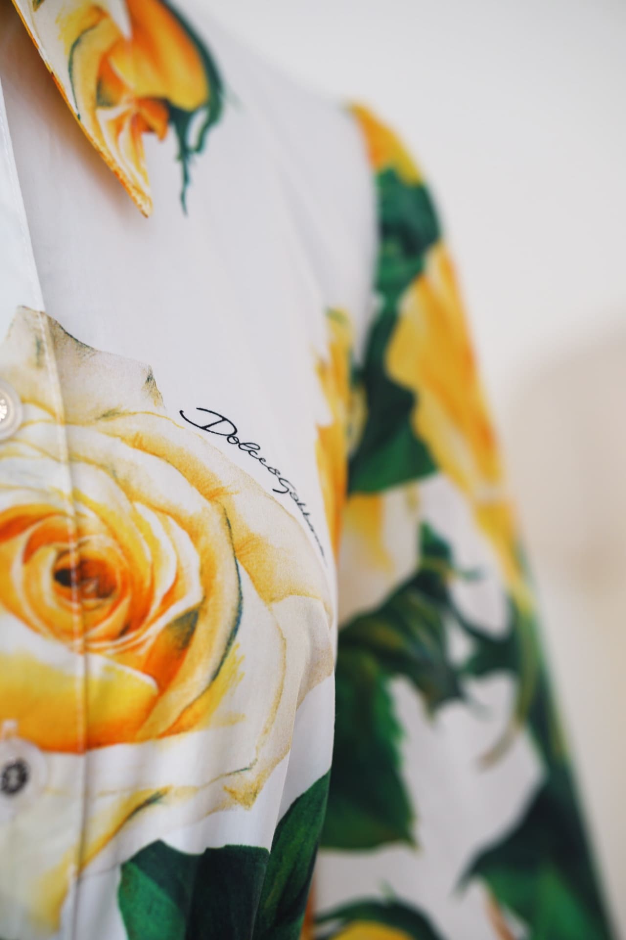 VÁY DOLCE & GABBANA GREEN YELLOW FLORAL PRINT MIDI DRESS High Classy