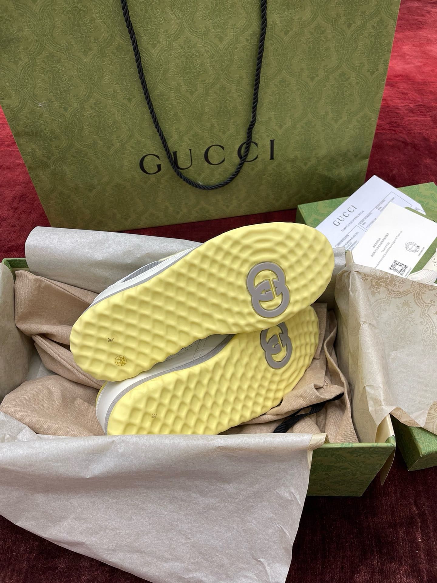 GIÀY GUCCI MAC80 SNEAKER UNISEX HIGH TOP QUALITY SHOES AAA