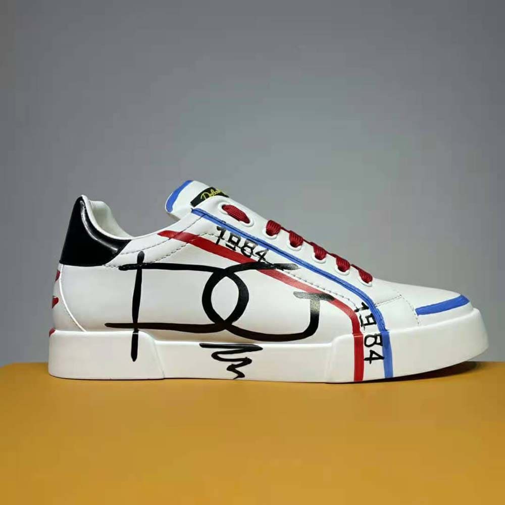 GIÀY DOLCE & GABBANA Limited Edition Portofino Sneakers-Blue