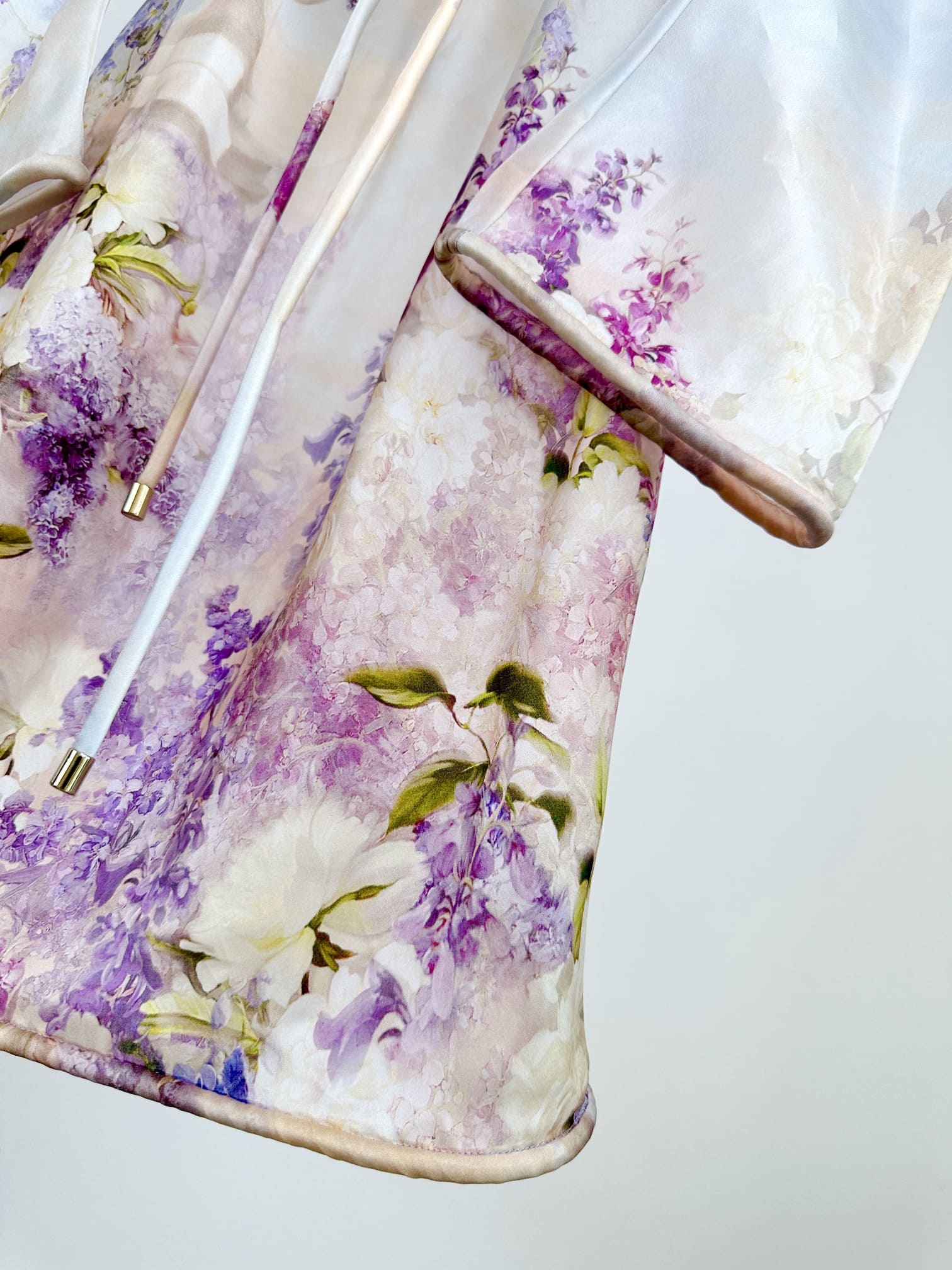 VÁY ZIMMERMANN Vintage Flower Purple Midi Dress High Classy