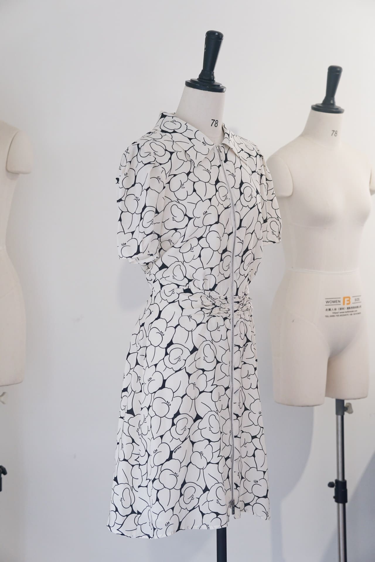 ĐẦM MIU MIU CAMELLIA HOA TRÀ MID DRESS High Classy