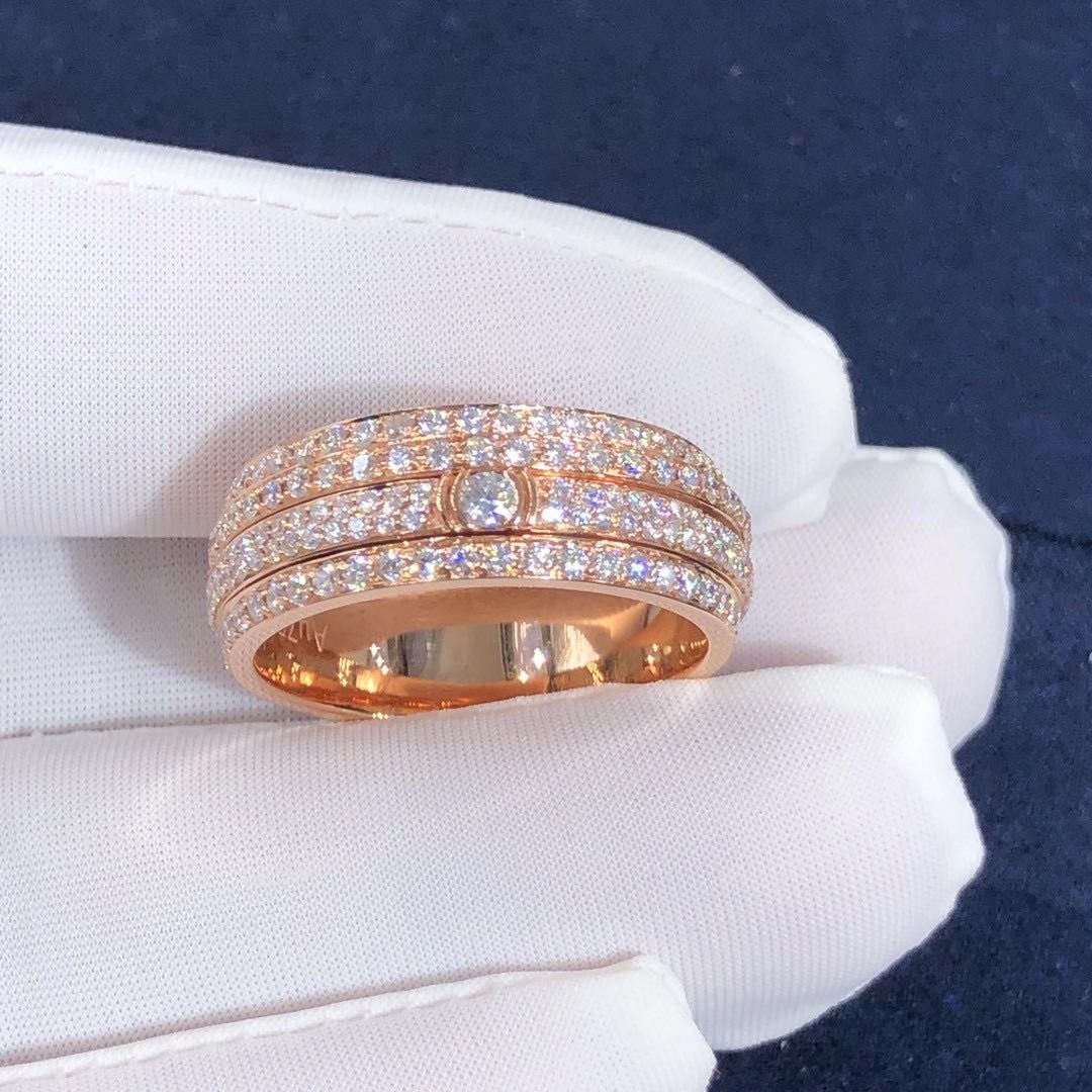 NHẪN PIAGET 18K Rose Gold Diamonds