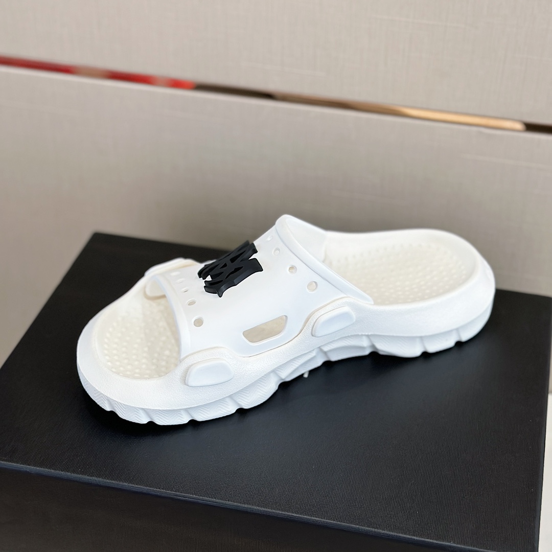 DÉP AMIRI AM LOGO SLIPPER