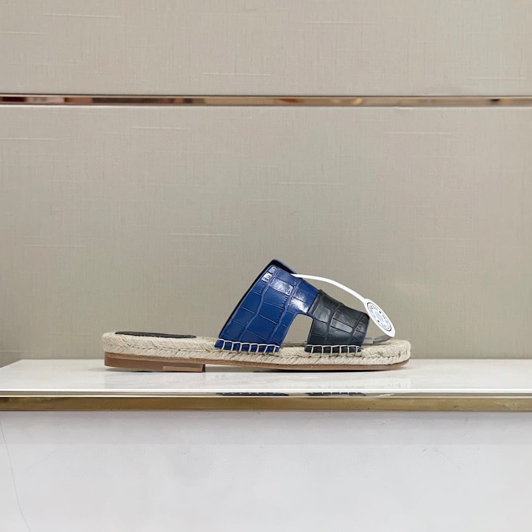 DÉP HERMES IZMIR ESPADRILLES H SANDAL AAA