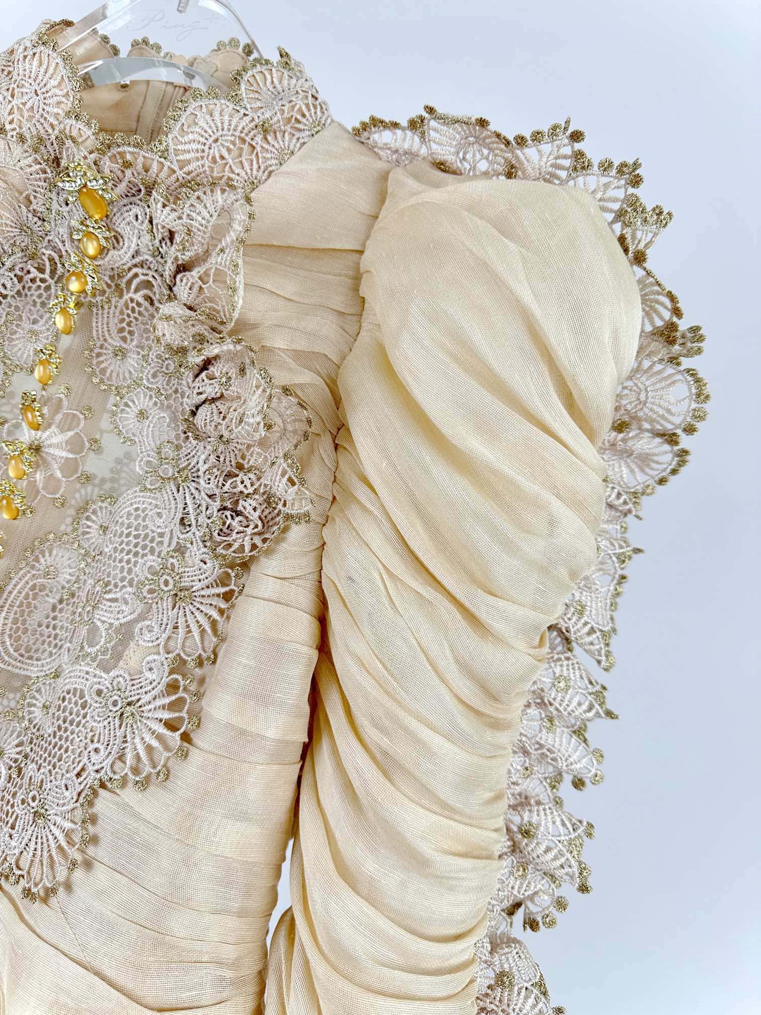 ÁO ZIMMERMANN Tay bồng Vintage Dress