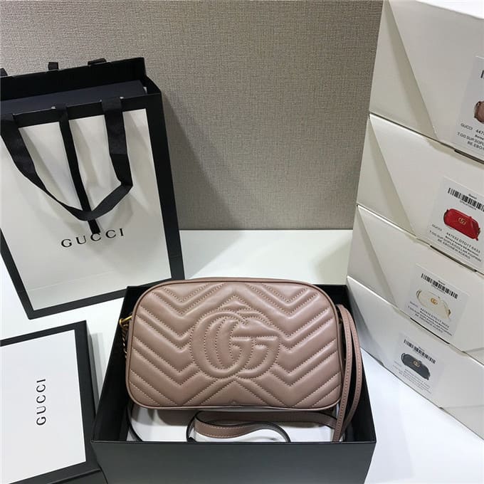 TÚI Gucci GG marmont small matelasse shoulder bag pink Top Quality