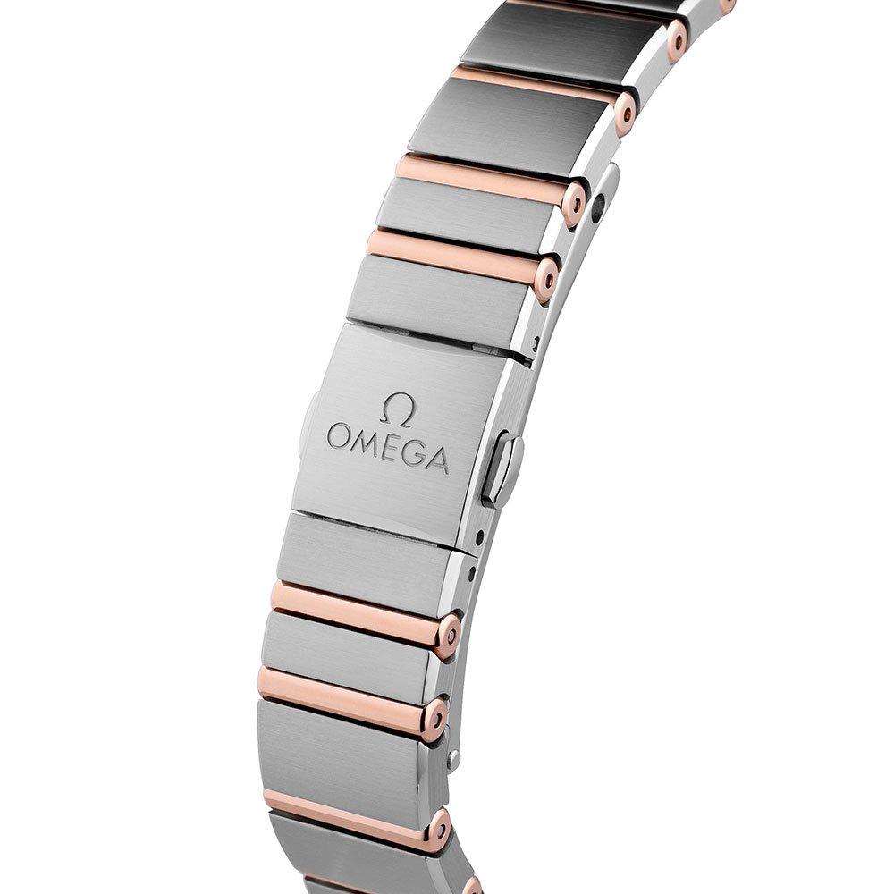 ĐỒNG HỒ OMEGA Constellation Manhattan Steel and 18ct Sedna Gold Diamond Ladies Watch