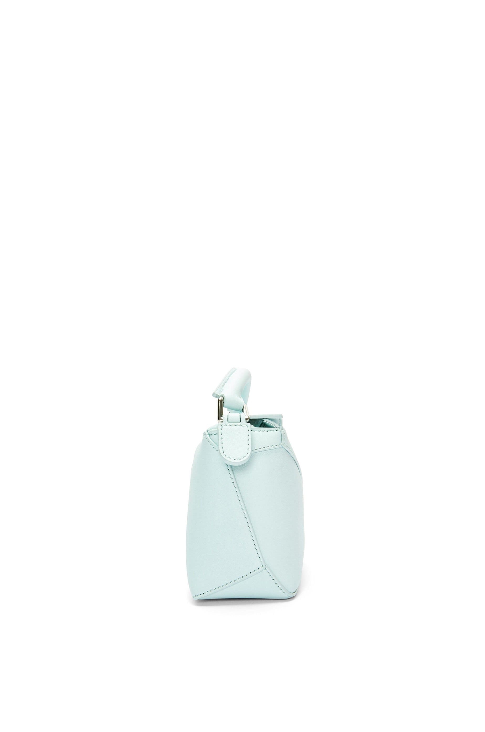 Túi LOEWE LOEWE Mini Puzzle bag in classic calfskin Blue Iceberg