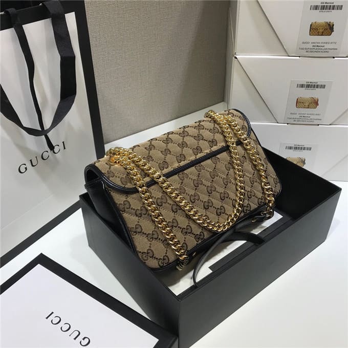 TÚI Gucci GG marmont small shoulder bag black Top Quality