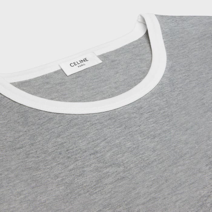 ÁO CELINE T SHIRT MÀU XÁM UNISEX