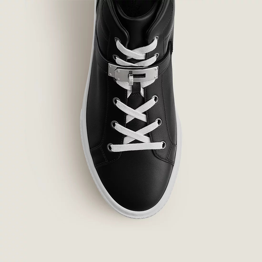 GIÀY HERMES DAYDREAM SNEAKER COWHIDE LEATHER NOIR SS2022