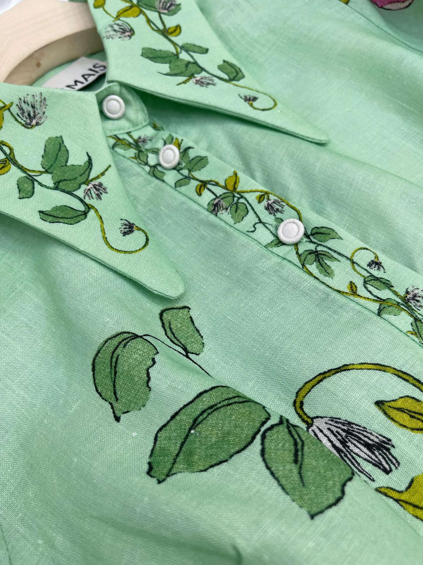 VÁY ALE'MAIS Flower Vintage Dress High Classy