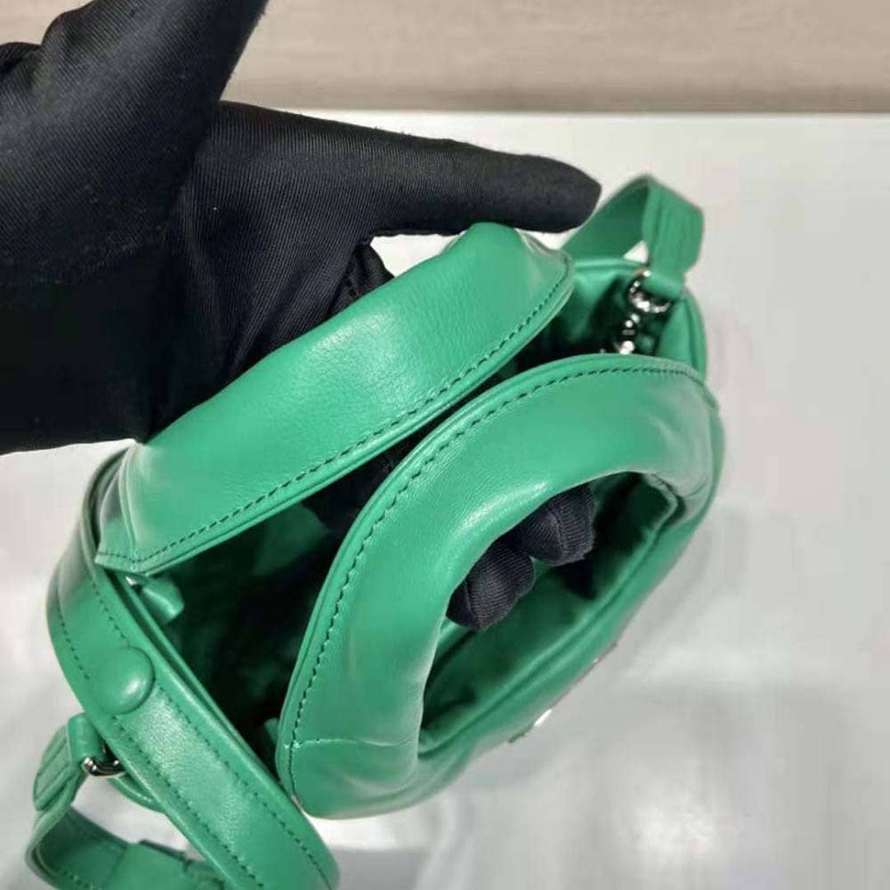 TÚI Prada Women Small Padded Prada Soft Nappa-Leather Bag-Green