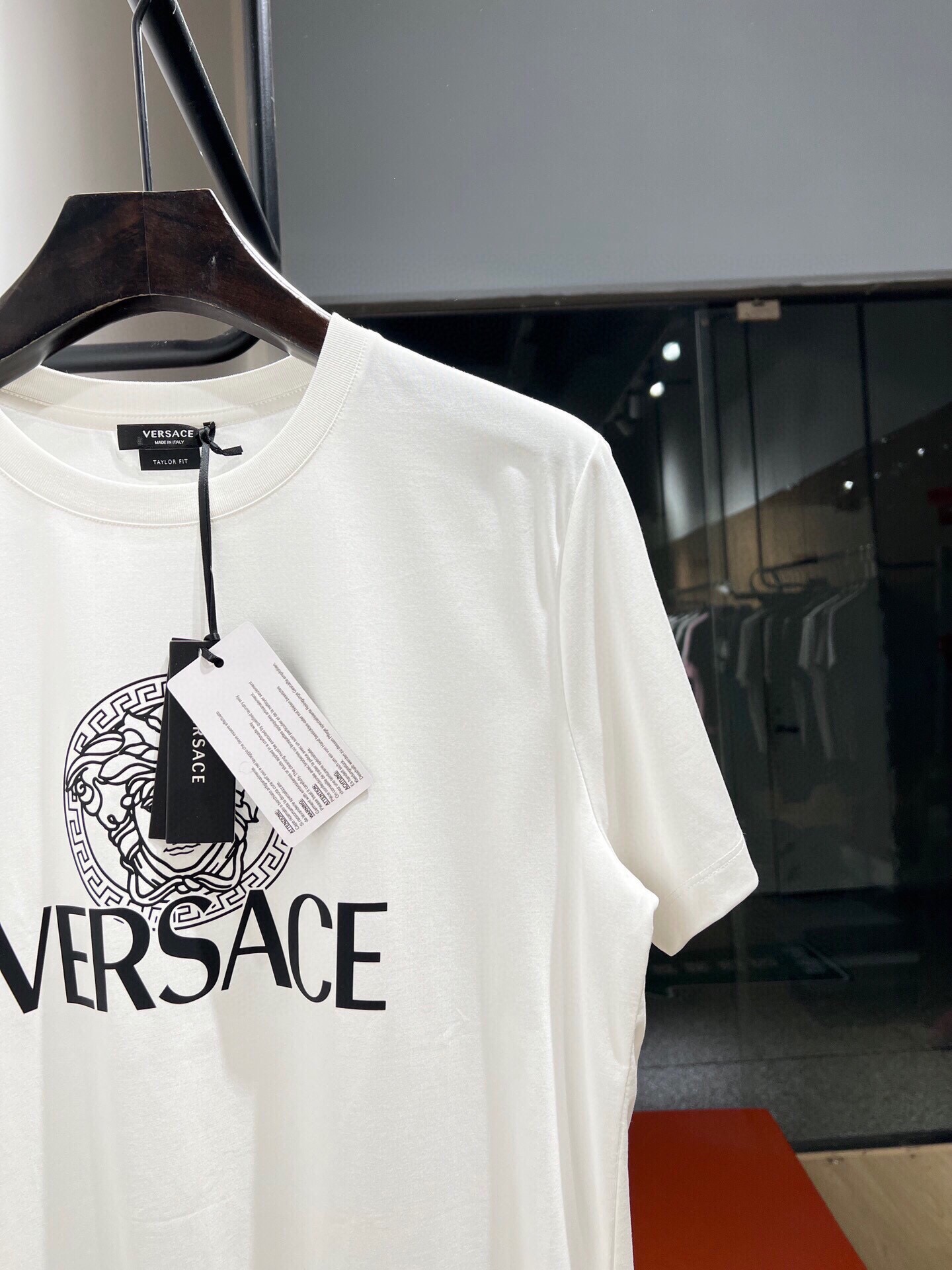 ÁO VERSACE LOGO T SHIRT WHITE