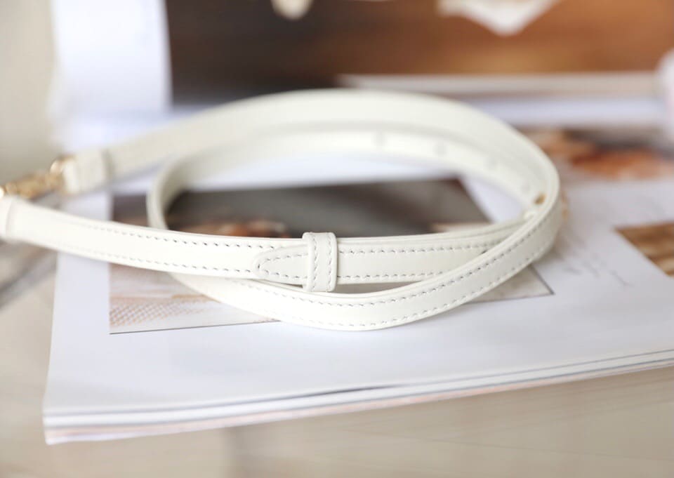 TÚI CHRISTIAN DIOR Women Micro Lady Dior Bag White Cannage Lambskin