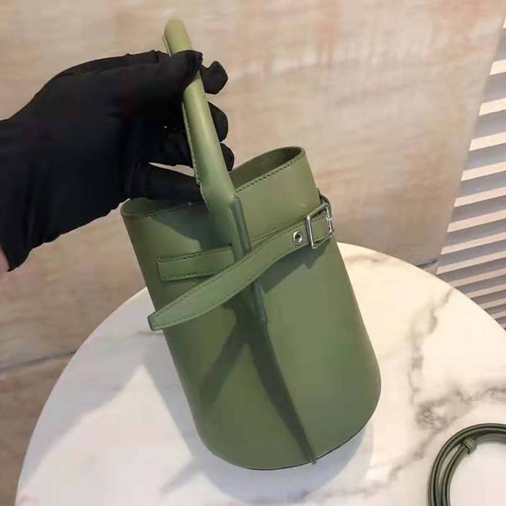 TÚI Celine Women Big Bag Nano Bucket in Smooth Calfskin-Lime