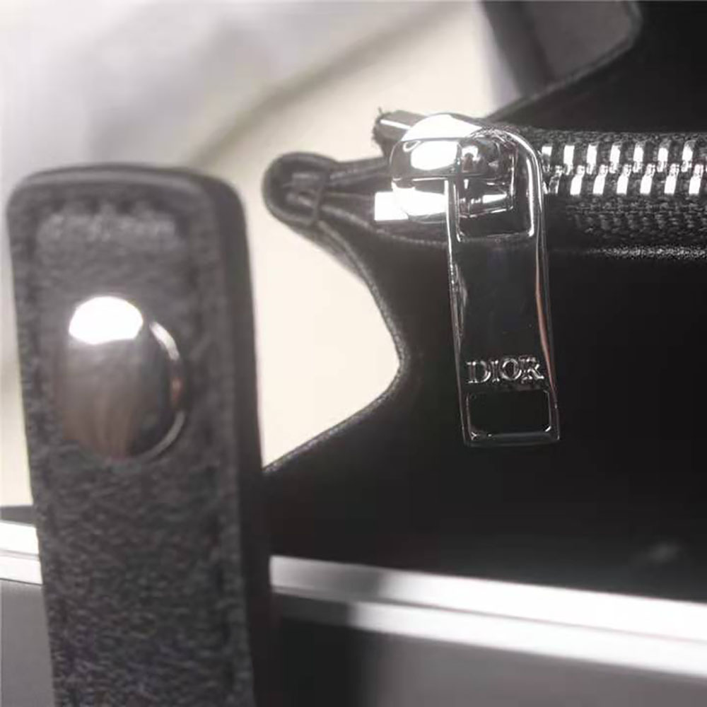 TÚI DIOR RIMOWA Personal Clutch Aluminum and Grained Calfskin-Black