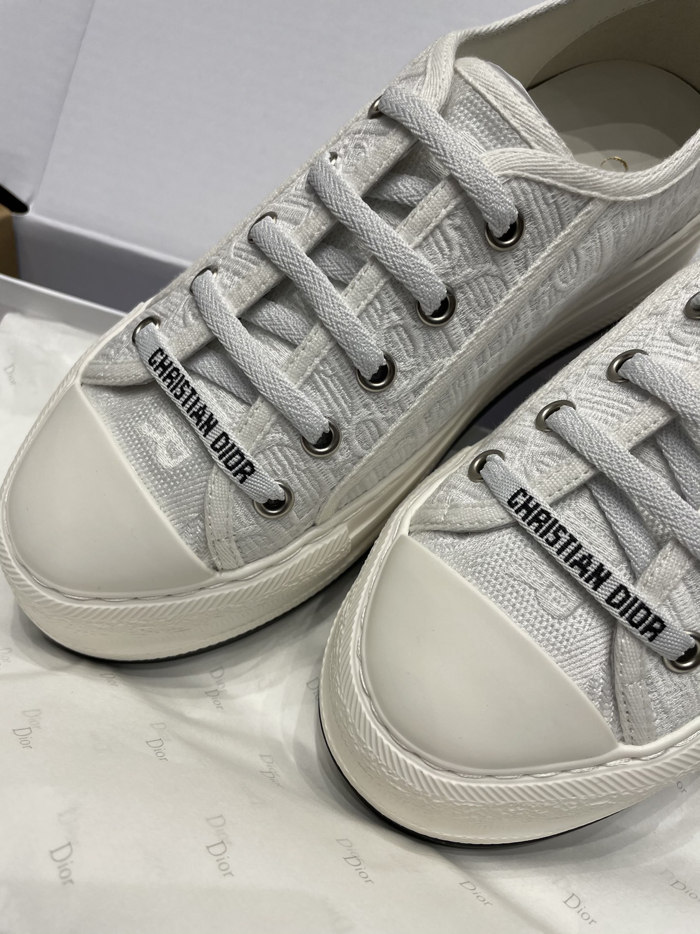 GIÀY Christian Dior Walk'N 23 Oblique White