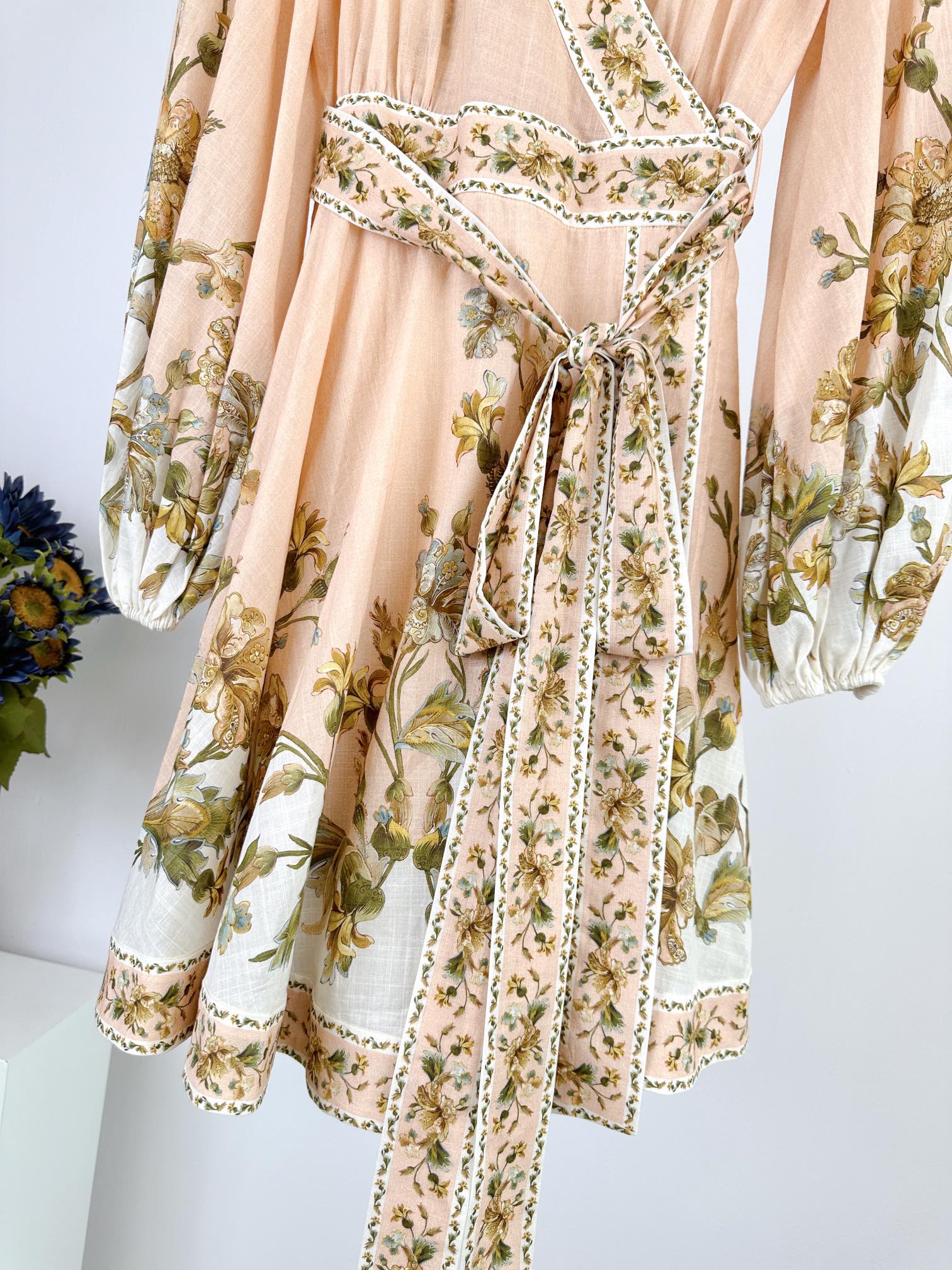 VÁY ZIMMERMANN Flower Mid Vintage Dress