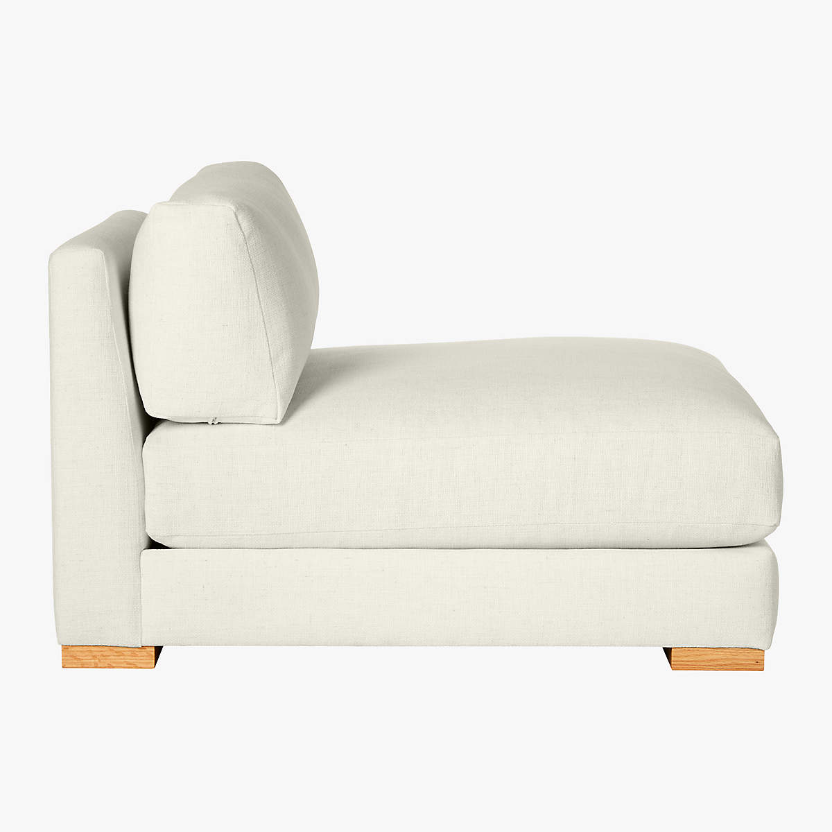 SOFA NỈ ESPRESSO VELVET ARMLESS CHAIR
