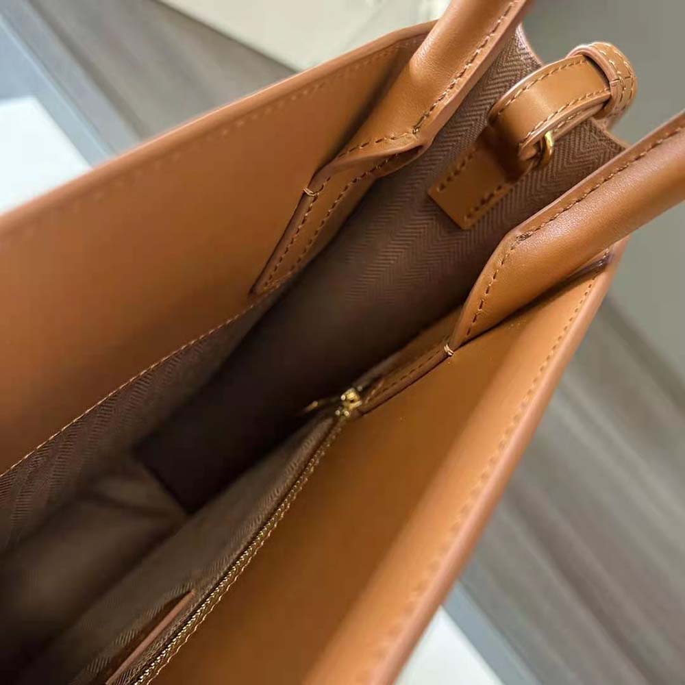 TÚI Loewe Women LOEWE Standard A4 Tote in Sleek Calfskin-Tan