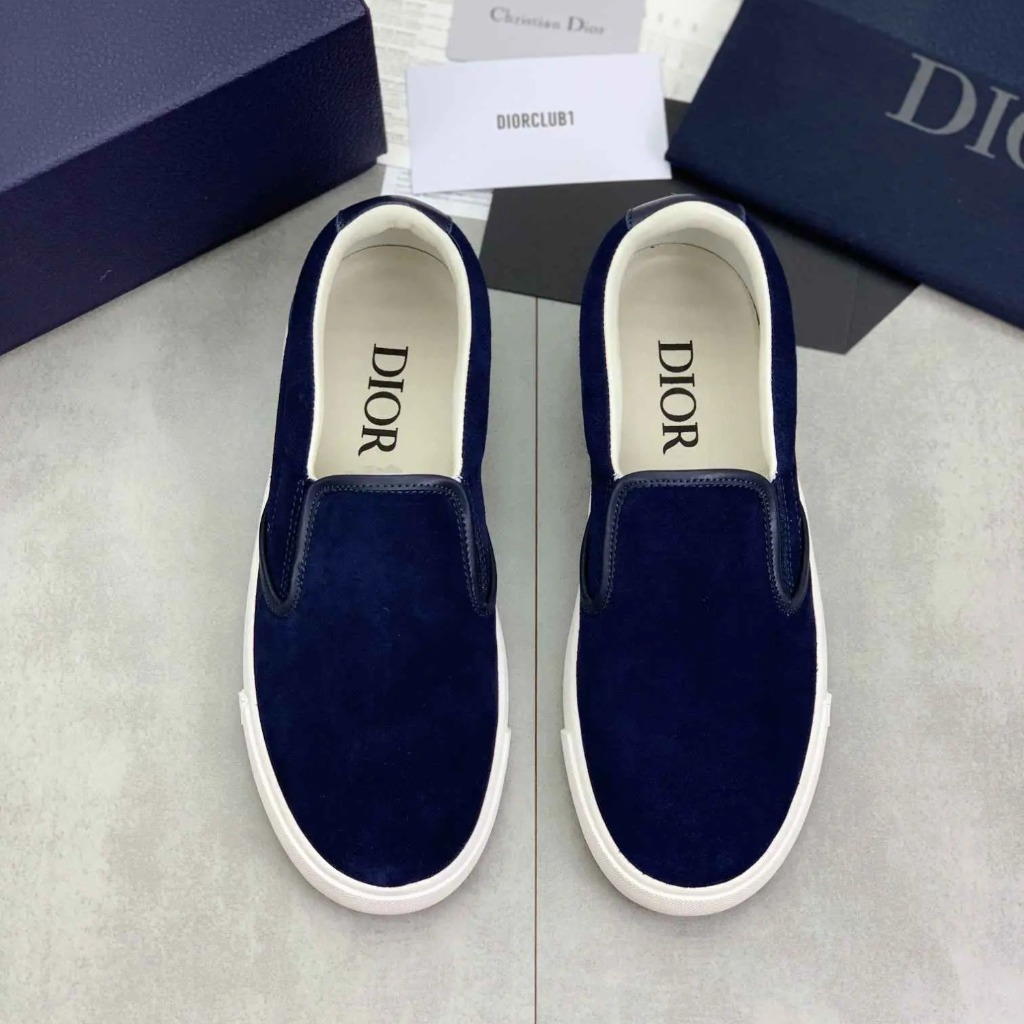 GIÀY CHRISTIAN DIOR LEATHER SLIP ON SHOES AAA