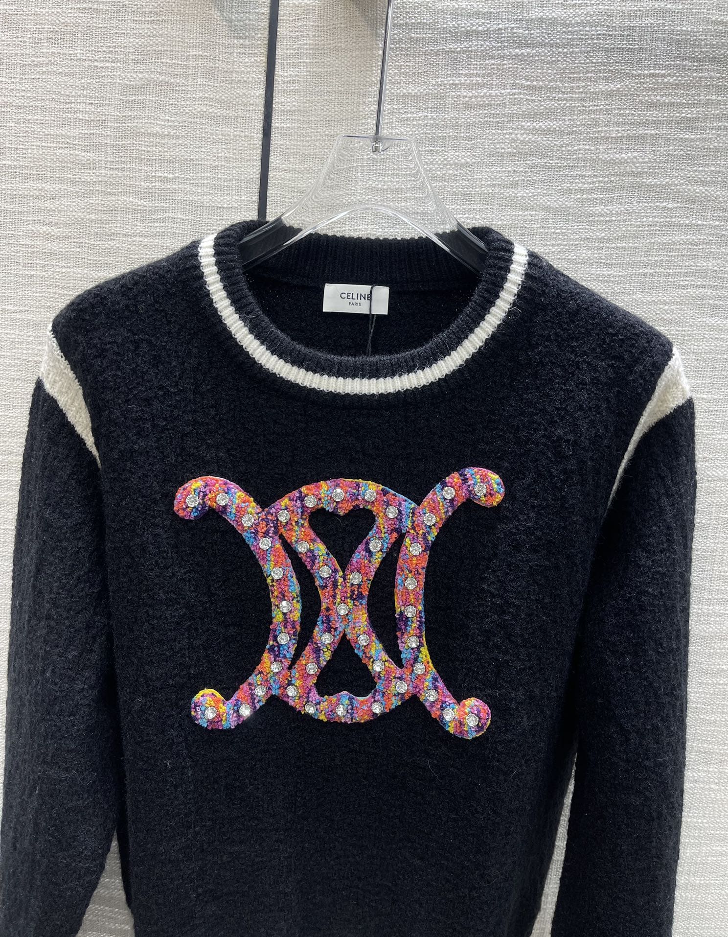 ÁO CELINE Logo  Arc de Triomphe Sweater