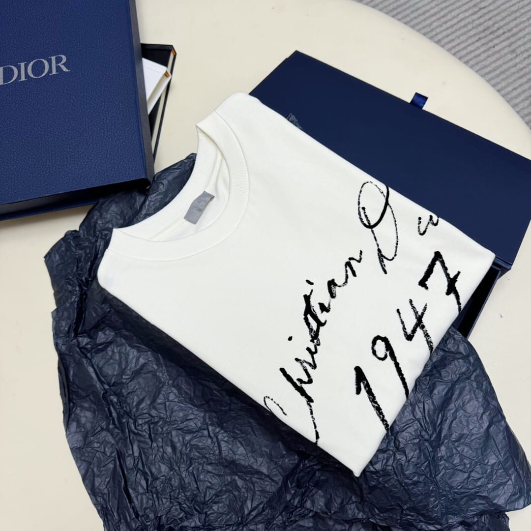 ÁO DIOR T SHIRT MÀU TRẮNG UNISEX