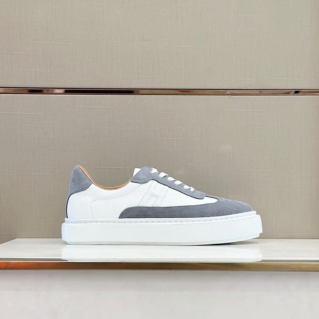GIÀY HERMES SNEAKER LOW SPORTS SUEDE GREY