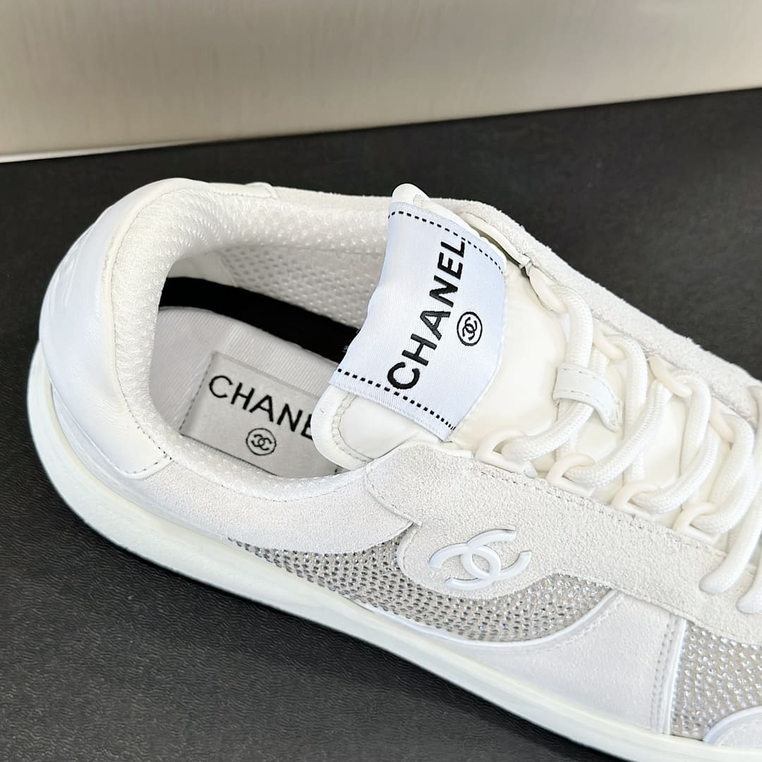 GIÀY CHANEL CC LOGO SNEAKERS SHOES AAA