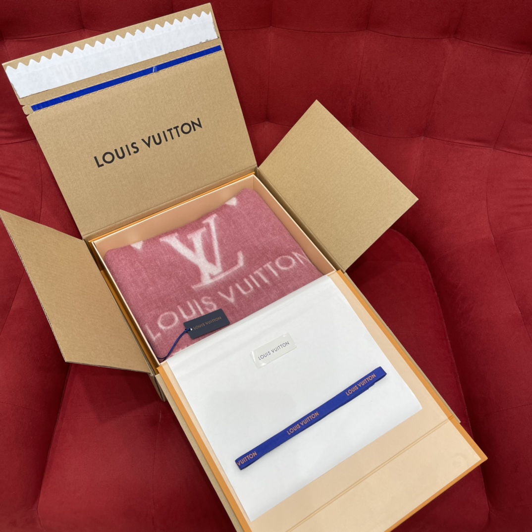 KHĂN Louis Vuitton Double-sided cashmere Scarf