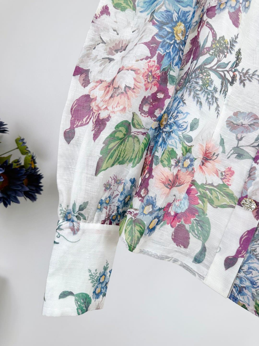 ÁO ZIMMERMANN Flower Vintage Dress High Classy