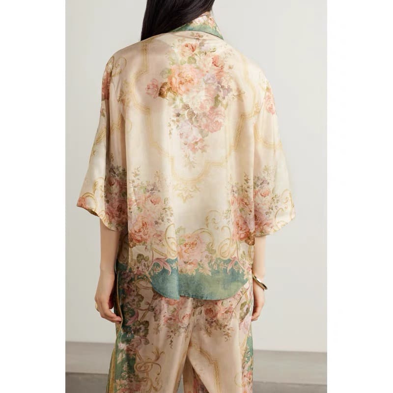 ÁO ZIMMERMANN Flower Vintage Dress High Classy
