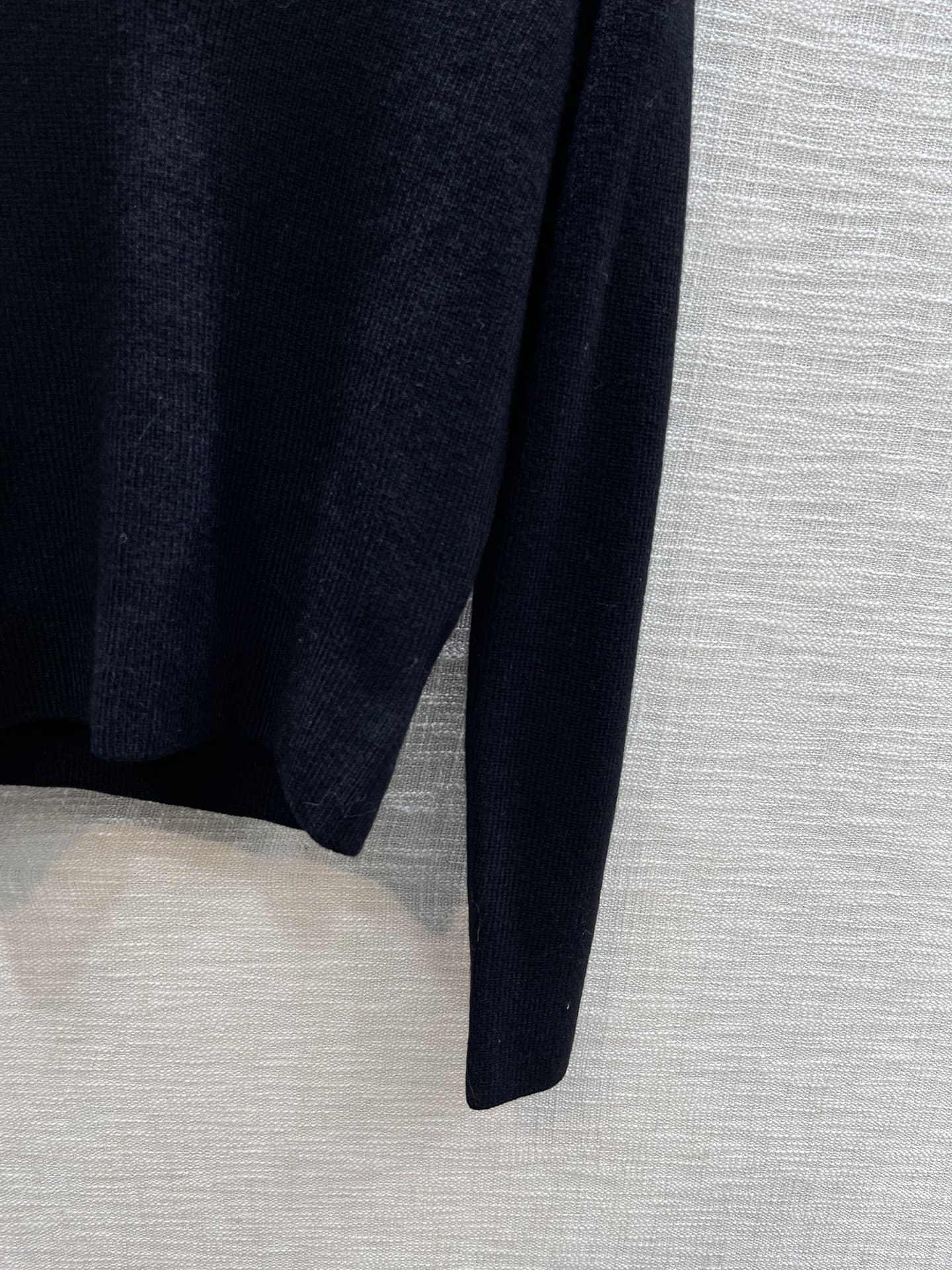 ÁO ALEXANDER WANG Round-Neck Chain Black Sweater