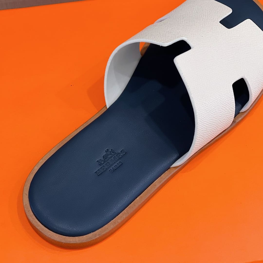 DÉP HERMES IZMIR WHITE H SANDAL AAA