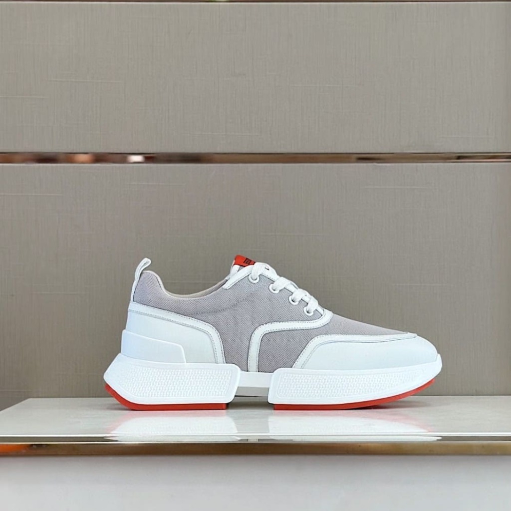 GIÀY HERMES H BOUNCING SNEAKER LOW SPORTS GREY