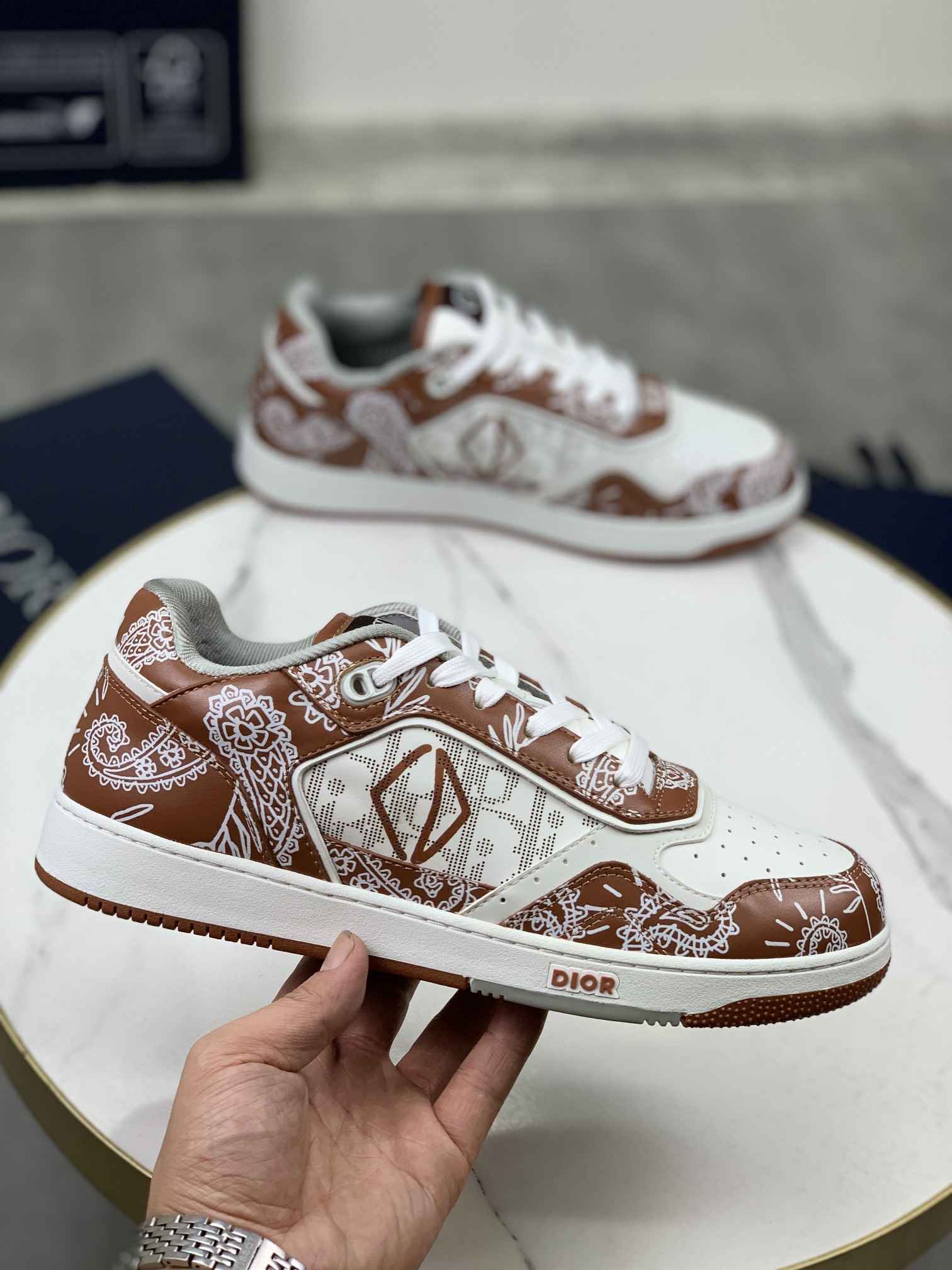 GIÀY CHRISTIAN DIOR LEATHER SNEAKER SHOES AAA