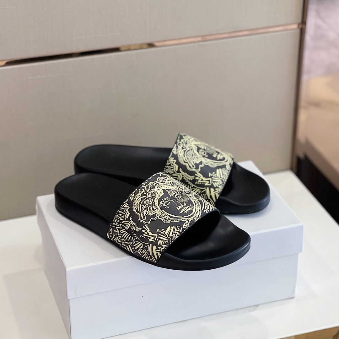 DÉP VERSACE MEDUSA HEAD SLIPPER