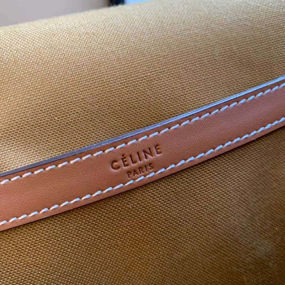 TÚI Celine Women Medium Folco Bag in Triomphe Canvas