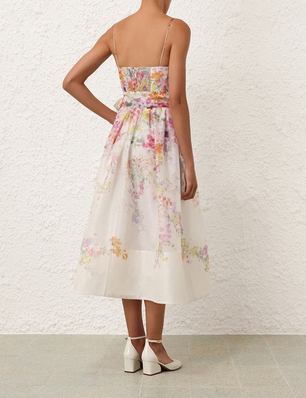 VÁY ZIMMERMANN HAI DÂY WITH FLOWERS High Classy