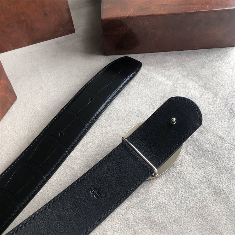 DÂY LƯNG STEFANO RICCI CROCODILE LEATHER DA CÁ SẤU Belt Khóa vàng