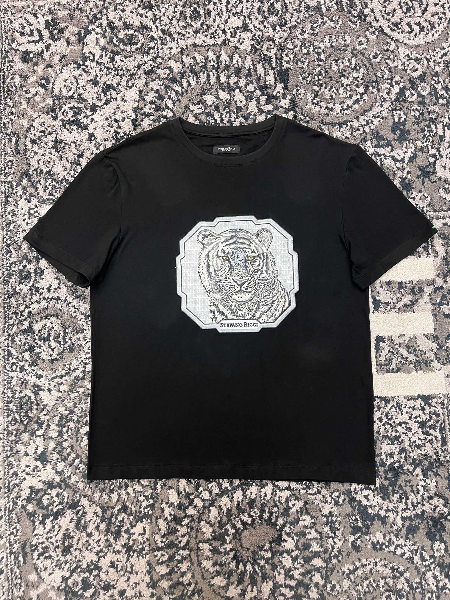ÁO STEFANO RICCI TIGER Logo T-Shirt