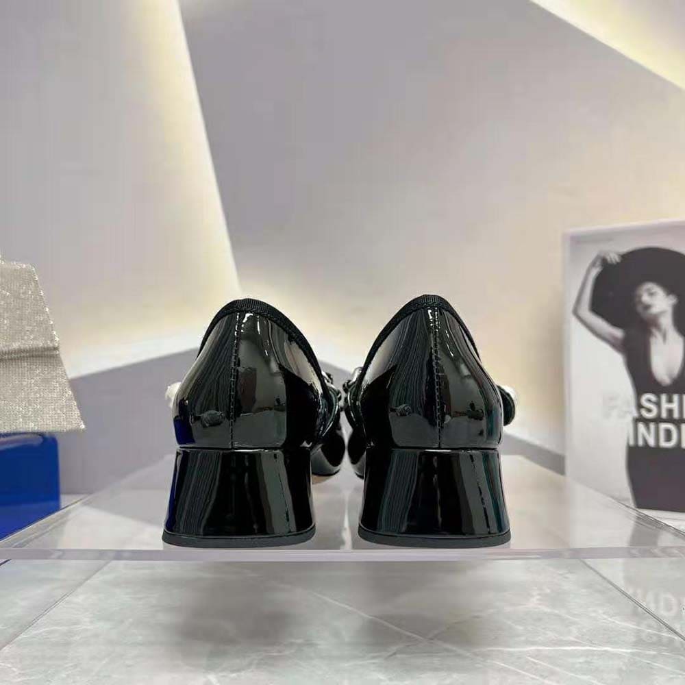 GIÀY Miu Miu Women Naplak Pumps in 35 mm Heel Height-Black