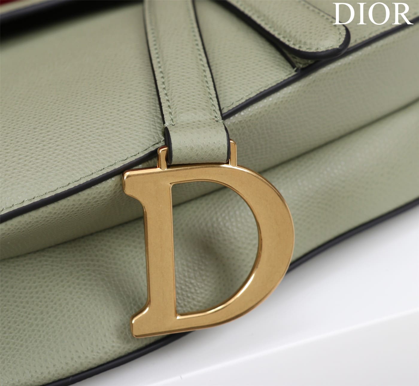 TÚI Dior Women Saddle bag in Calfskin-Olive Top Quality