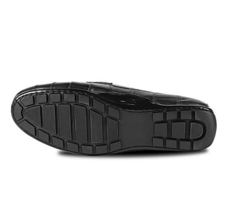 Giày lười nam Alligator Driving Toe Slip-on da cá sấu thủ công