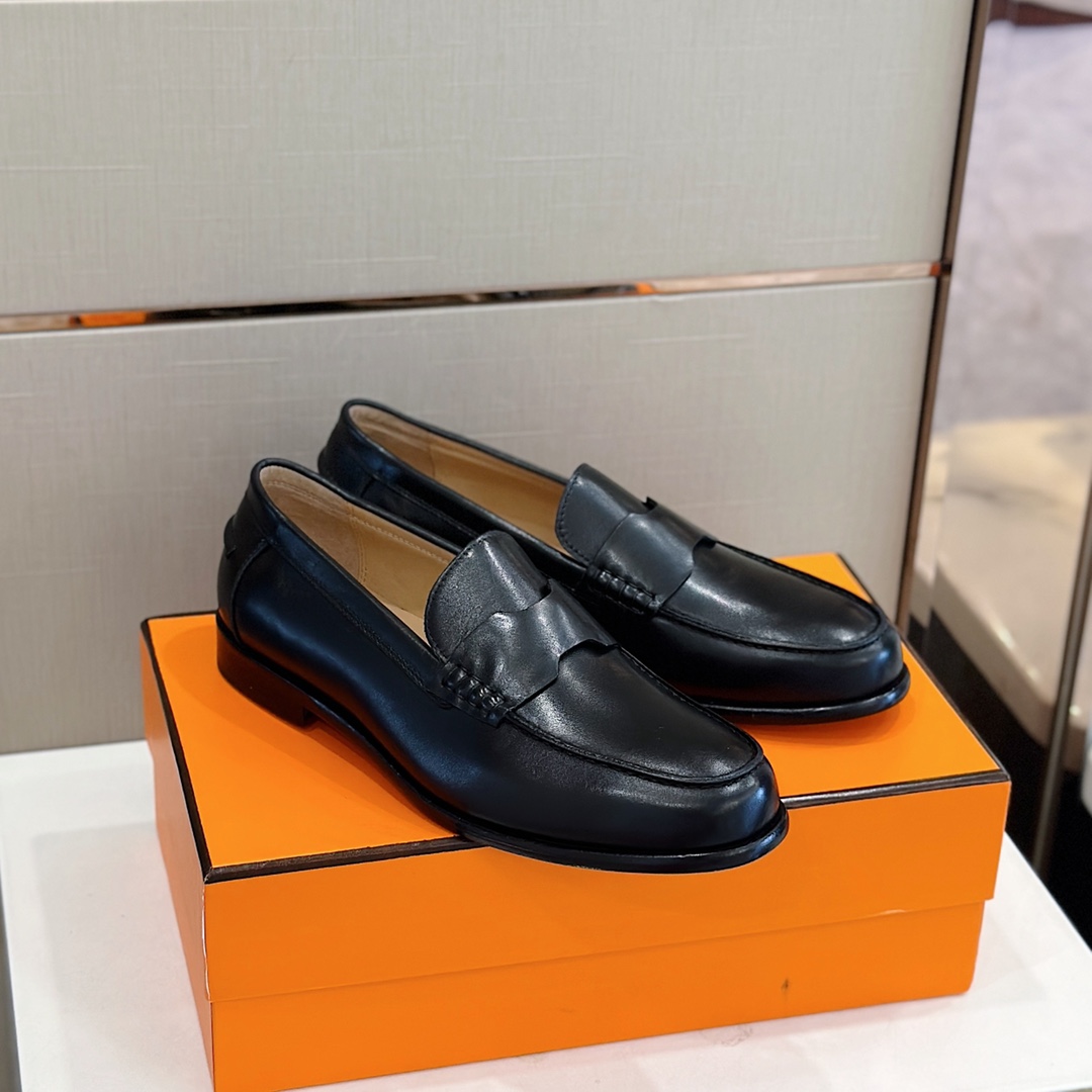 GIÀY HERMES LOAFER SHOES AAA