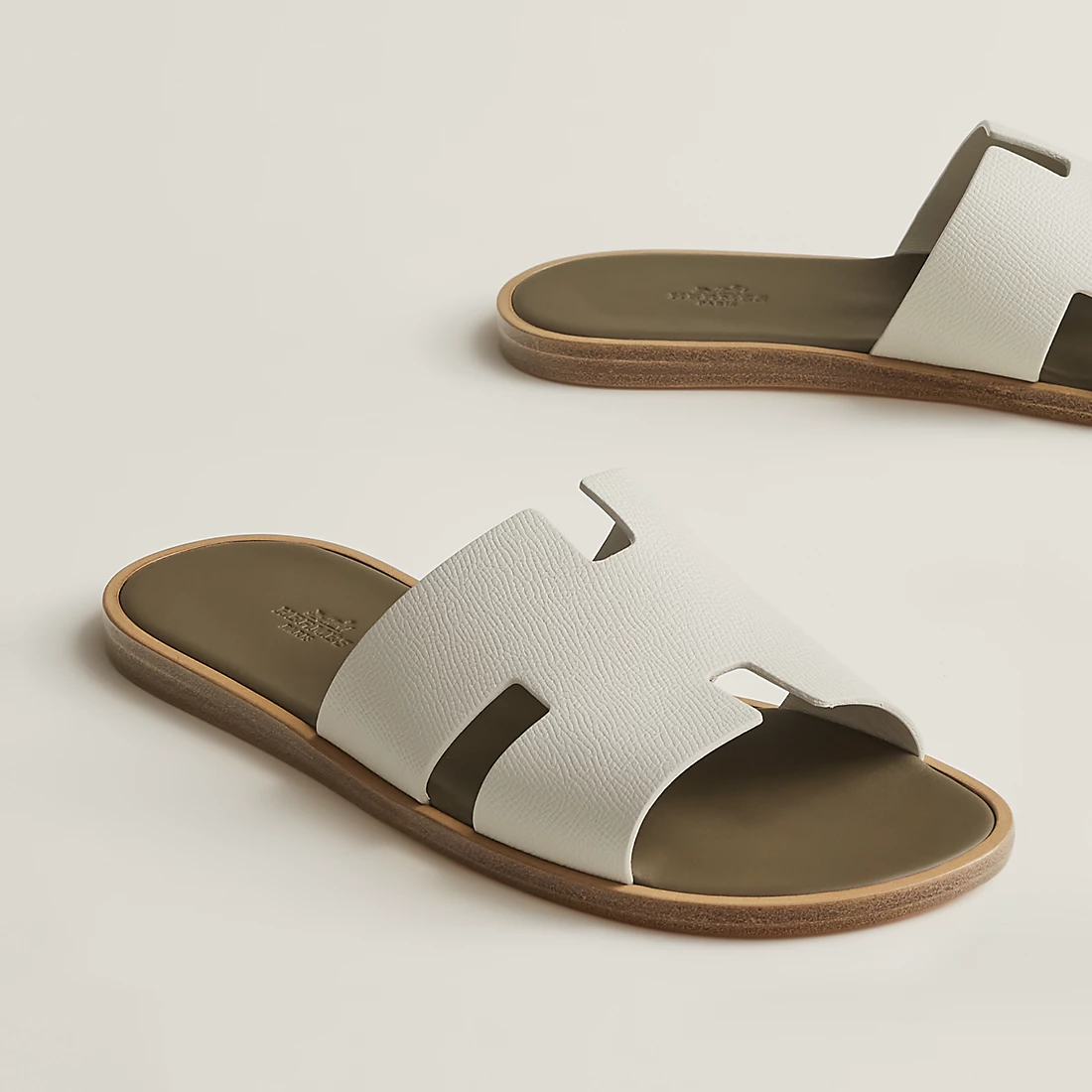 DÉP HERMES IZMIR EPSOM LEATHER WHITE AAA