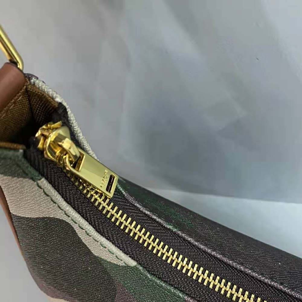 TÚI Celine Women AVA Bag in Canvas with Camouflage and Celine Print