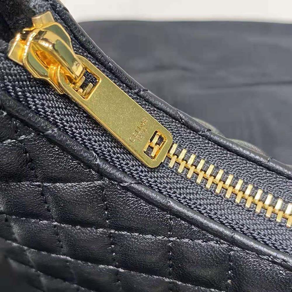 TÚI Celine Women AVA Bag in Quilted Lambskin-Black