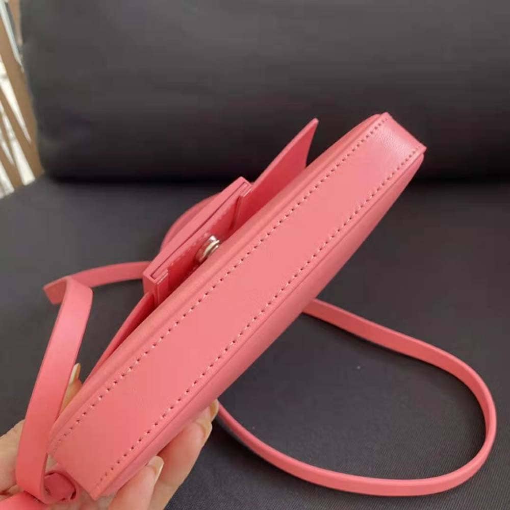TÚI Fendi Women Baguette Phone Pouch Pink Patent Leather Pouch